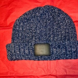 LOVE YOUR MELON BLUE KNIT 100%COTTON CUFFED BEANIE